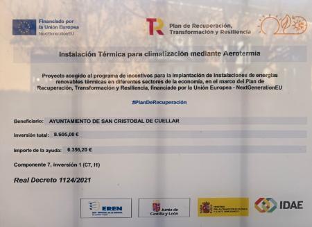 Imagen Actuación subvencionada – Aerotermia en el Edificio Municipal